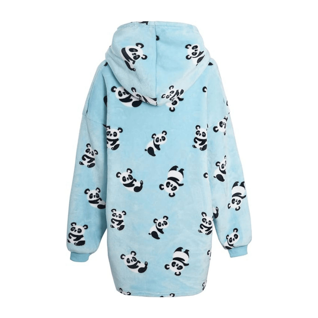 OLIVIA ROCCO Giant Oversized Panda Hooded Blanket Plush Fleece With Reversible Sherpa - Joe’s Haven