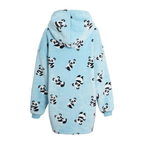 OLIVIA ROCCO Giant Oversized Panda Hooded Blanket Plush Fleece With Reversible Sherpa - Joe’s Haven