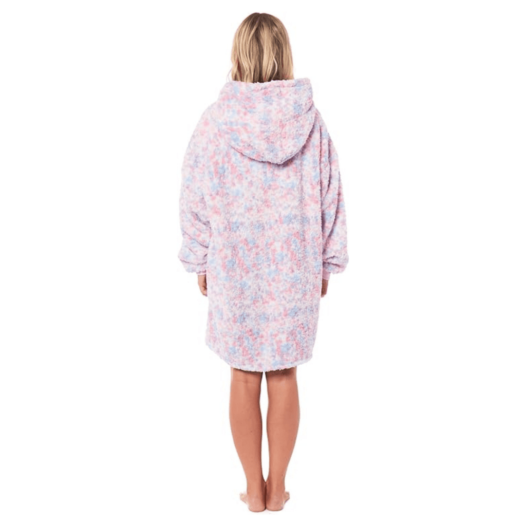 OLIVIA ROCCO Oversized Rainbow Hooded Plush Fleece Blanket With Reversible Sherpa Giant - Joe’s Haven
