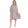 OLIVIA ROCCO Ladies Highland Cow Cream Baggy Nightdress Oversized T Shirt Nightshirt 100% Cotton Super Soft Cosy Home Loungewear - Joe’s Haven