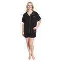 OLIVIA ROCCO Women Black Short Pyjama Set Super Soft Sleepwear With Button Up Top - Joe’s Haven