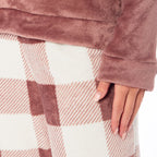 OLIVIA ROCCO Womens Buffalo Check Fleece Ultra Soft Pyjama Set Super Soft Cosy Home Loungewear - Joe’s Haven