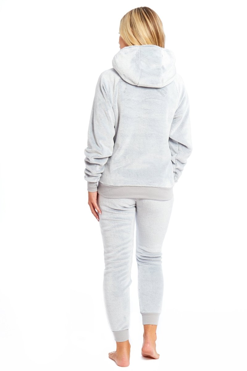 OLIVIA ROCCO Matching Mother Daughter Plush Fleece Hooded Pyjama Set Embroidered Sloth - Joe’s Haven