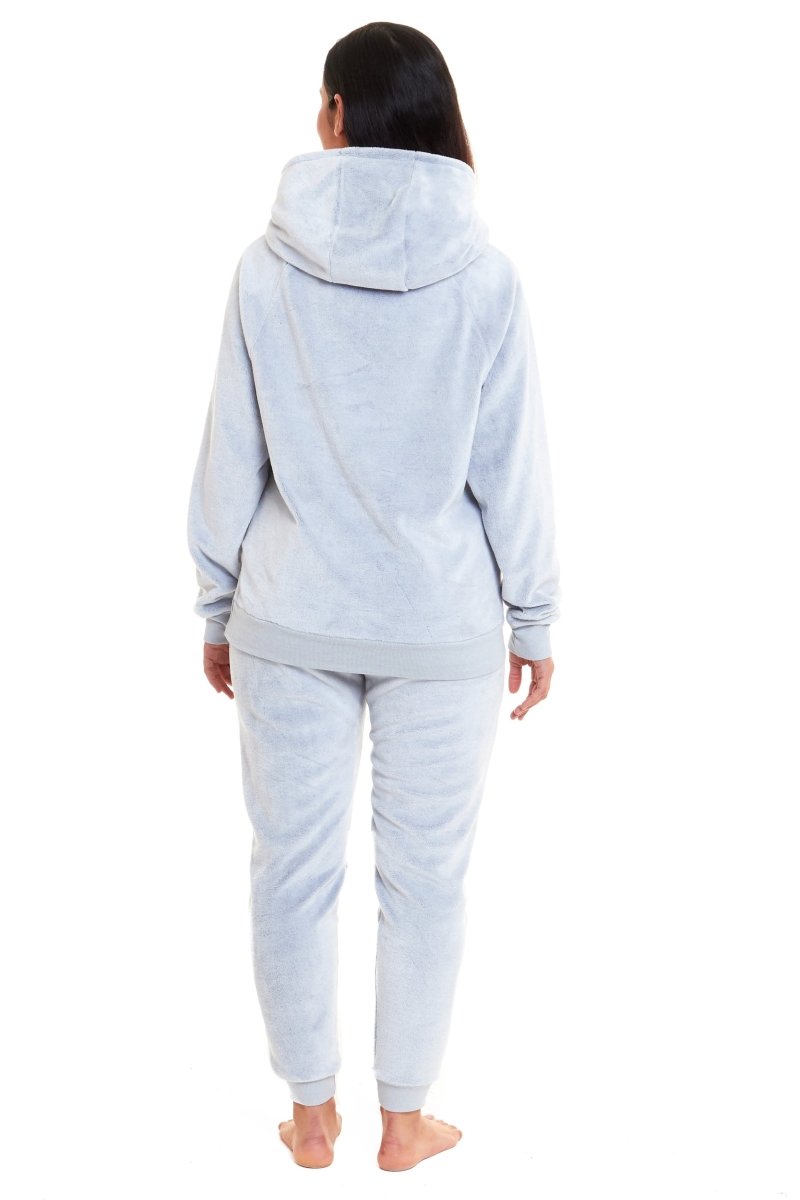 OLIVIA ROCCO Matching Mother Daughter Raccoon Fleece Hooded Pyjama Set With Sherpa Lining - Joe’s Haven