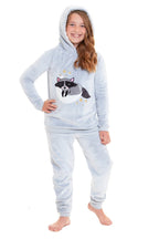 OLIVIA ROCCO Matching Mother Daughter Raccoon Fleece Hooded Pyjama Set With Sherpa Lining - Joe’s Haven