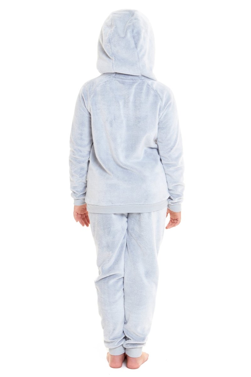 OLIVIA ROCCO Matching Mother Daughter Raccoon Fleece Hooded Pyjama Set With Sherpa Lining - Joe’s Haven