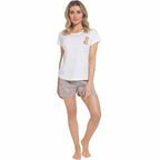 OLIVIA ROCCO Women Cockapoo Pyjama Set T Shirt And Shorts Soft Cotton Loungewear - Joe’s Haven