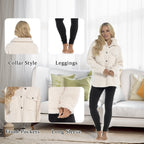 OLIVIA ROCCO Womens Sherpa Top And Leggings Lounge Set With Double Pockets Long Sleeve - Joe’s Haven
