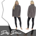 OLIVIA ROCCO Womens Sherpa Top And Leggings Lounge Set With Double Pockets Long Sleeve - Joe’s Haven