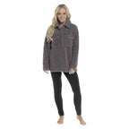 OLIVIA ROCCO Womens Sherpa Top And Leggings Lounge Set With Double Pockets Long Sleeve - Joe’s Haven