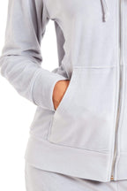 OLIVIA ROCCO Womens Hooded Velour Lounge Set With Zipped Top And Elasticated Waistband - Joe’s Haven