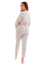 OLIVIA ROCCO Womens Teddy Fleece Loungewear Set With Wrap Top And Stretch Pants Easy - Care Super Soft Sleep Set - Joe’s Haven