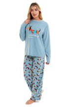 OLIVIA ROCCO Women's Dachshund Polar Fleece Pyjama Set Cosy Winter Sleepwear Cosy Easy-Care Nightwear Set - Joe’s Haven
