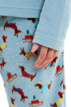 OLIVIA ROCCO Women's Dachshund Polar Fleece Pyjama Set Cosy Winter Sleepwear Cosy Easy-Care Nightwear Set - Joe’s Haven