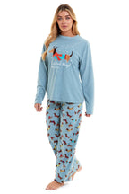 OLIVIA ROCCO Women's Dachshund Polar Fleece Pyjama Set Cosy Winter Sleepwear Cosy Easy-Care Nightwear Set - Joe’s Haven