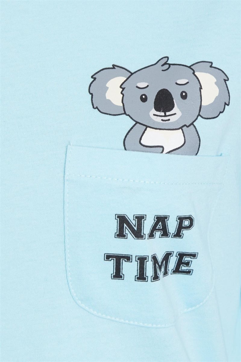 OLIVIA ROCCO Women's Koala Bear Cotton Pyjama Set 100% Cotton Elasticated Waistband - Joe’s Haven