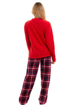 OLIVIA ROCCO Women's Polar Fleece Pyjama Set Festive Reindeer Pattern UltraSoft Winter - Joe’s Haven