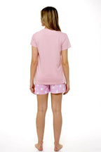 OLIVIA ROCCO Women's Pyjama Set T Shirt And Shorts Sausage Dog Print Soft Cotton Super Soft Cosy Home Loungewear - Joe’s Haven