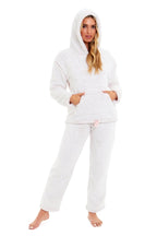 OLIVIA ROCCO Womens Pink Plush Fleece Hooded Pyjama Set Sizes 8 22 Ladies Loungewear - Joe’s Haven