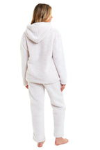 OLIVIA ROCCO Womens Pink Plush Fleece Hooded Pyjama Set Sizes 8 22 Ladies Loungewear - Joe’s Haven