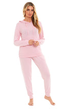 OLIVIA ROCCO Women's Super Cosy Hooded Pyjama Set Soft Brushed Viscose Loungewear - Joe’s Haven