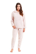 OLIVIA ROCCO Women's Teddy Fleece Lounge Set Zip Up Pyjama with Elasticated Waistband - Joe’s Haven