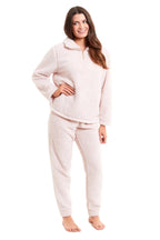 OLIVIA ROCCO Women's Teddy Fleece Lounge Set Zip Up Pyjama with Elasticated Waistband - Joe’s Haven