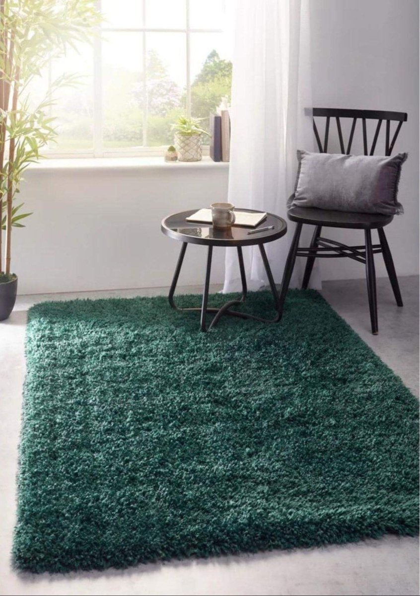 Chicago Forest Green Shaggy Rug - Joe’s Haven