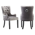 Windsor LUX Velvet Dining Chair (with armrests) - Joe’s Haven
