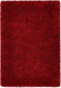 Chicago Red Shaggy Rug - Joe’s Haven