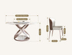Androme Round Dining Table & Chairs, With Rotatable Tray - Joe’s Haven