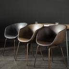 A Set of 2 Herron Dining Chairs, PU Leather - Joe’s Haven