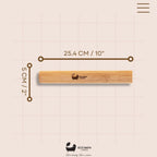 Eco Bath London Bamboo Toothbrush in Bamboo Tube Travel Case - Joe’s Haven