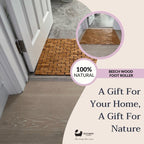 Eco Bath London Bamboo Bath Mat - Roll Up Shower Mat, Anti - Slip and Waterproof Bathroom Spa Shower Mat - Joe’s Haven