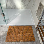 Eco Bath London Bamboo Bath Mat - Roll Up Shower Mat, Anti - Slip and Waterproof Bathroom Spa Shower Mat - Joe’s Haven