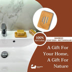 Eco Bath London Bamboo Rectangle Soap Dish - Joe’s Haven