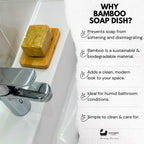Eco Bath London Bamboo Rectangle Soap Dish - Joe’s Haven