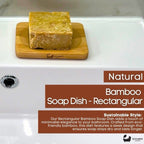 Eco Bath London Bamboo Rectangle Soap Dish - Joe’s Haven