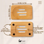 Eco Bath London Bamboo Rectangle Soap Dish - Joe’s Haven