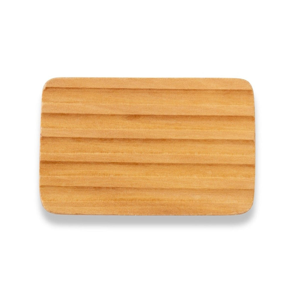 Eco Bath London Beech Wood Ridged Soap Dish - Joe’s Haven