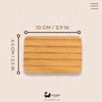 Eco Bath London Beech Wood Ridged Soap Dish - Joe’s Haven