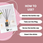 Eco Bath London Cotton Fresh Reed Diffuser 100ml (3.38 Fl.Oz) - Luxurious Calming Reed Diffuser for Home Fragrance - Joe’s Haven