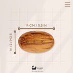 Eco Bath London Olive Wood Boat Shape Soap Dish - Joe’s Haven
