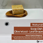 Eco Bath London Olive Wood Leaf Soap Dish - Joe’s Haven