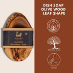Eco Bath London Olive Wood Leaf Soap Dish - Joe’s Haven