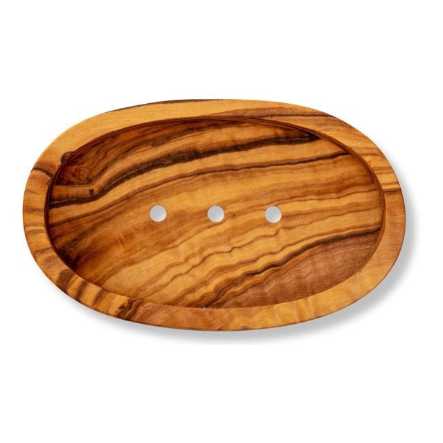 Eco Bath London Olive Wood Oval Soap Dish - Joe’s Haven