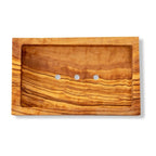 Eco Bath London Olive Wood Rectangle Soap Dish - Joe’s Haven