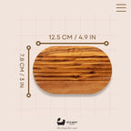 Eco Bath London Olive Wood Ridged Soap Dish - Joe’s Haven