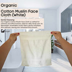 Eco Bath London Organic Cotton Face Flannels 30x30cm - Joe’s Haven