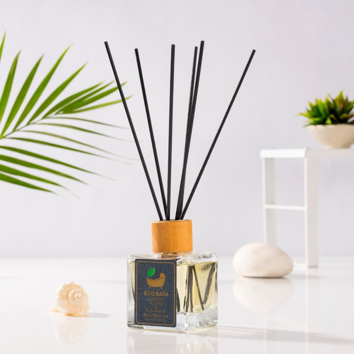 Eco Bath London Reed Diffuser Collection - Luxurious Home Fragrance, Long - Lasting Room Diffusers with Natural Essential Oils, 100ml (3.38 Fl.Oz), Multiple Scents Available - Joe’s Haven